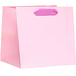 Пакет для торта и коробок, с широким дном, розовый, 20×20×20 см 9567777