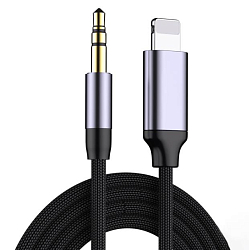 Кабель Jack 3.5 <--> Lightning  1.5м KUULAA KL-O09-150