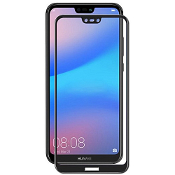 Противоударное стекло NONAME для Honor 10 3D, в техпаке черный