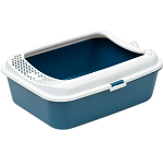 Туалет Сима с бортом + сетка + совок-микс 30×39×13.5 см синий FIX