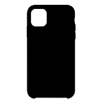 Cиликоновый чехол CTR для iPhone 15 Soft Touch (черный)