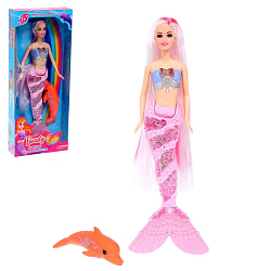 Кукла сказочная «Русалочка» свет, звук, МИКС 5068598