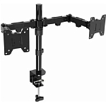 Кронштейн для 2-х мониторов EXEGATE EDM2-3210-11 (15"-32", VESA 75x75, 100x100, макс. нагрузка на один кронштейн 10 кг, наклон -