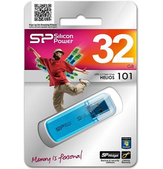 USB 32Gb Silicon Power Helios 101 Blue