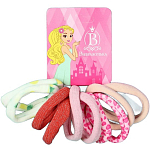 Резинки для волос «Синди», набор 10 шт., сердца блеск, 4 см 9887936