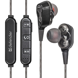 Наушники DEFENDER FreeMotion B640 черные