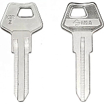 Заготовка ключа KIR-2_SEM1_SMH1_VTK2_x_X47 KНР