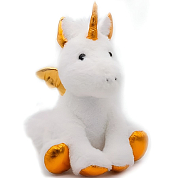 Мягкая игрушка Единорог Юникорн, младший, 21/26 см, с бежевым сердцем, 0817120-61M
