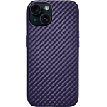 Силиконовый чехол K-DOO для iPhone 15 Mag Noble Collection Carbon purple