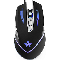 Мышь ГАРНИЗОН GM-730G Астерион черная, USB