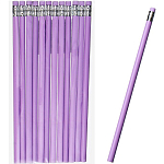 Карандаш чернографитный Calligrata, НВ, с ластиком, сиреневый 10200575