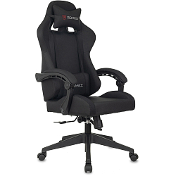 Кресло игровое БЮРОКРАТ Zombie Predator черный Neo Black крестов. пластик