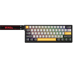 Клавиатура AULA WIN60HE MAX Edition Dark Grey-Light Grey-Yellow Wing Chun Magnetic Switches