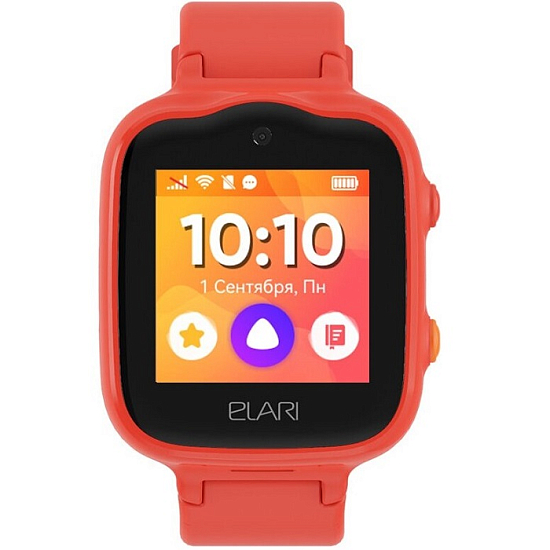 Умные часы ELARI KidPhone 4G Bubble (красные) RUS