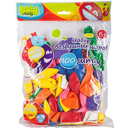 Набор воздушных шаров Bebelot Holiday (100 шт., 20 см, разноцв.1,3г.)