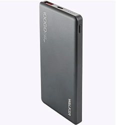 Внешний АКБ WALKER WB-915, PREMIUM (10000mAh) темно-серый