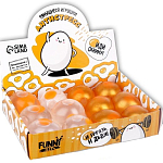 Игрушка-тянучка Антистресс Яичко, цвета МИКС   7294525