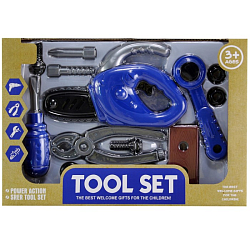 Набор "Ручной инструмент" (12 предм, темно-синий)