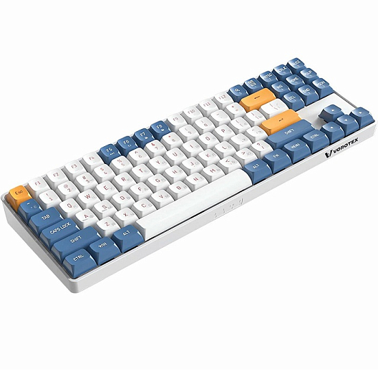 Клавиатура БП VOROTEX MK87R Yellow Switch, звездный синий