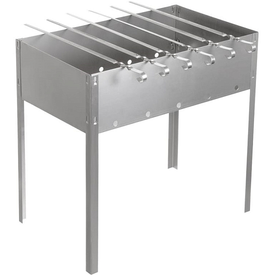 Мангал BOYSCOUT 500х300х500 мм, сборный, 6 шампуров (61237)