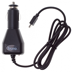Авто ЗУ 1A BURO XCJ-048-EM-1A microUSB черный
