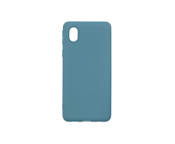 Задняя накладка ZIBELINO Soft Matte для Samsung Galaxy A01 Core/M01 Core лазурный