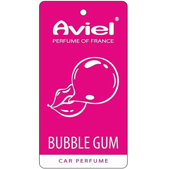 Ароматизатор AVIEL "BUBBLE GUM" картонный