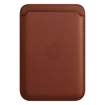 Кошелек для карт MagSafe Leather Wallet для Apple iPhone с анимацией, темно-коричневый