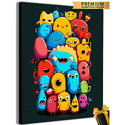 Картина по номерам «Монстры» 40 × 50 см
