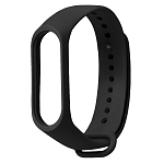 Силиконовый ремешок NONAME для Xiaomi Mi Band 6 чёрный (17)