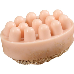 Мыло массажное с люффой "Ваниль" 100 г "Добропаровъ" бежевый 9361638