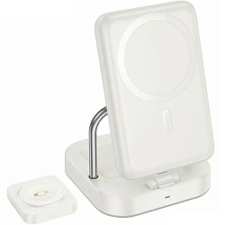 Внешний АКБ HOCO СQ16 (10000 mah) молочный, PD 20W 4в1 