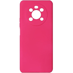 Задняя накладка AKSS Soft Touch для Honor X9 (2022), фуксия