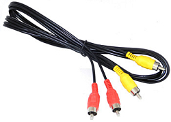 Кабель 2RCA <--> 2RCA  1.0м СИГНАЛ