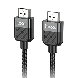 Кабель HDMI <--> HDMI  2.0м HOCO US09, черный, 18 Гбит/с, 4k HD, 60Гц