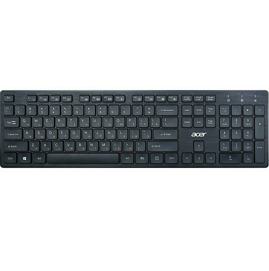 Клавиатура ACER OKW122 черный USB