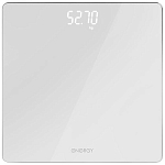 Весы ENERGY EN-421 стеклянная поверхность, 180 кг, цвет белый
