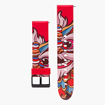 Силиконовый ремешок WB01 Универсальный 22мм (016) (red)