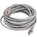 Патч-корд  7.5м CABLEXPERT PP6-7.5m FTP, серый, кат.6, литой, многожильный