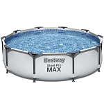 Бассейн каркасный BESTWAY 56408 Steel Pro Max 305х76см, 4678л, с насосом