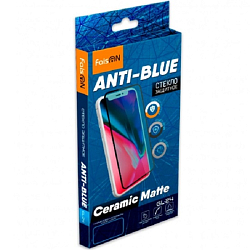 Противоударное стекло 2.5D FAISON для SAMSUNG Galaxy A52, GL-24, Ceramic Matte, Anti-Blue, матовый, чёрный