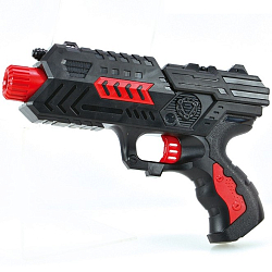 Бластер Mioshi Army Стража: Пистолет М21 (21 см, 400 шариков, EVA пульки 3 шт., черный)