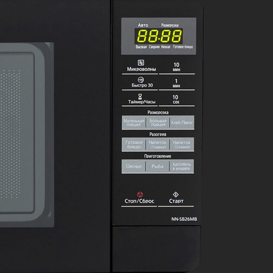 Микроволновая печь PANASONIC NN-SB26MBZPE черный