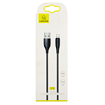 Кабель USB <--> Lightning  1.0м USAMS US-SJ266 U18 Round, чёрный