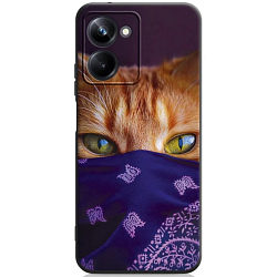 Силиконовый чехол DF для Realme 10 Pro (5G) DF rmCase-28 (black) Art003