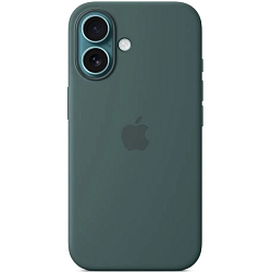 Силиконовый чехол SILICONE CASE MagSafe для iPhone 16 Pro (4. Acua) (с АНИМАЦИЕЙ)
