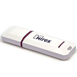 USB 16GB Mirex KNIGHT  белый (ecopack)