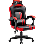 Кресло игровое Defender Mercury Черный/Красный,полиуретан,50мм