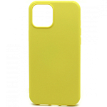 Силиконовый чехол SILICONE CASE NEW ERA для iPhone 12 Pro Max желтый