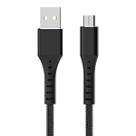 Кабель USB <--> microUSB  1.0м WALKER C780 черный